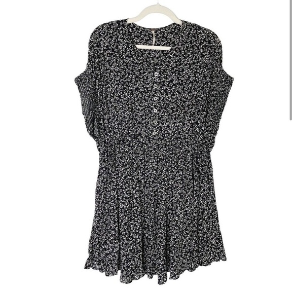 Free People One Fine Day Floral Mini Dress - Picture 2 of 4